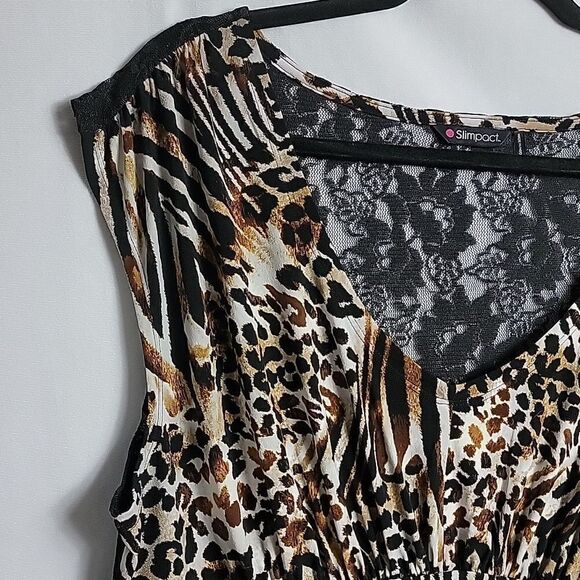 💙5/$20💙 SLIMPACT.. leopard print top.. - Picture 5 of 13